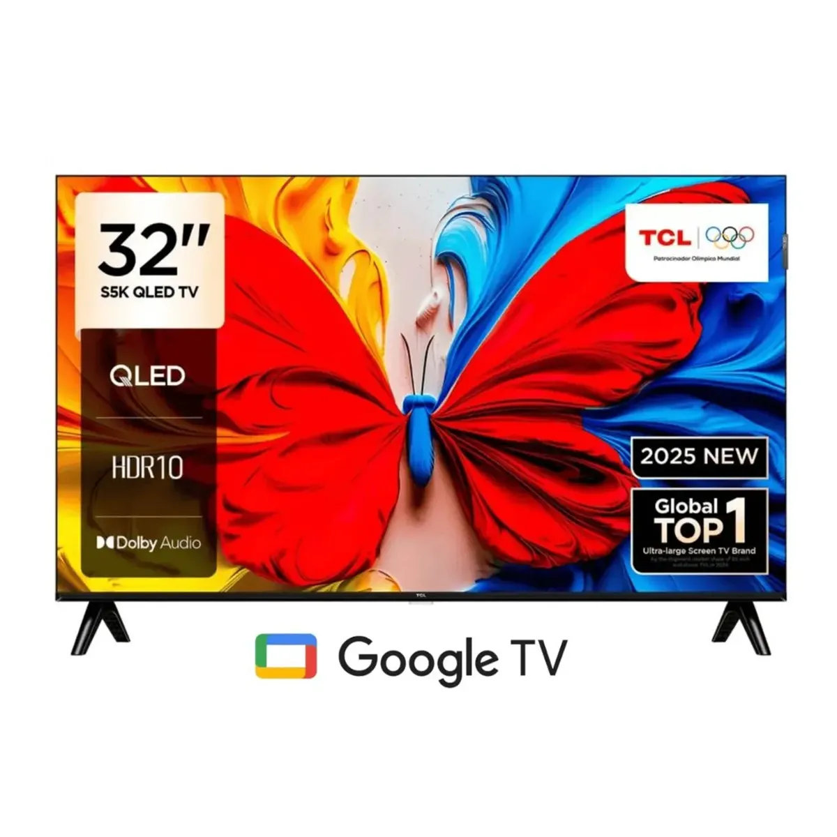 SMART - Televisor QLED FHD 32 Google TV 32S5K