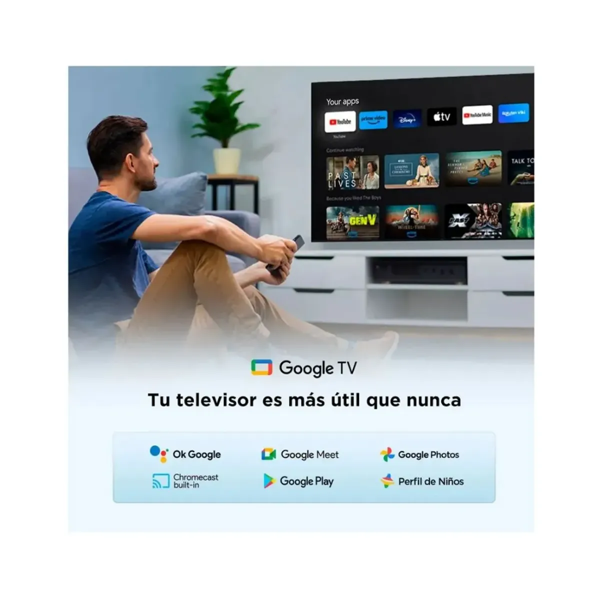 SMART - Televisor QLED FHD 32 Google TV 32S5K
