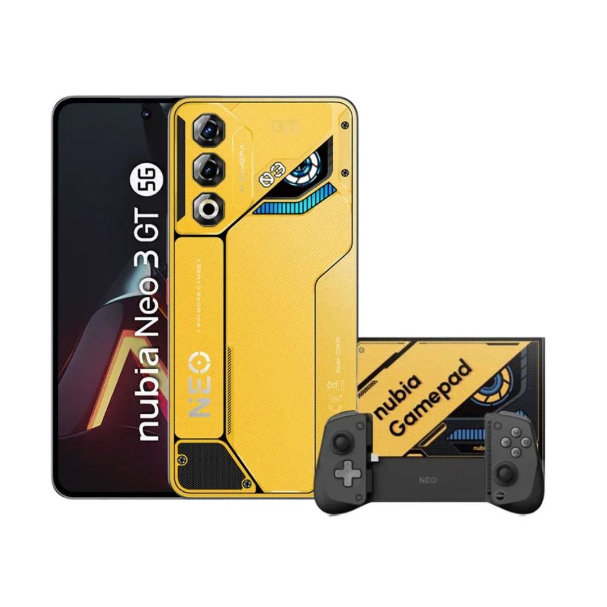 ZTE - ZTE NUBIA NEO 3 GT 5G 256GB 12GB RAM AMARILLO + GAMEPAD