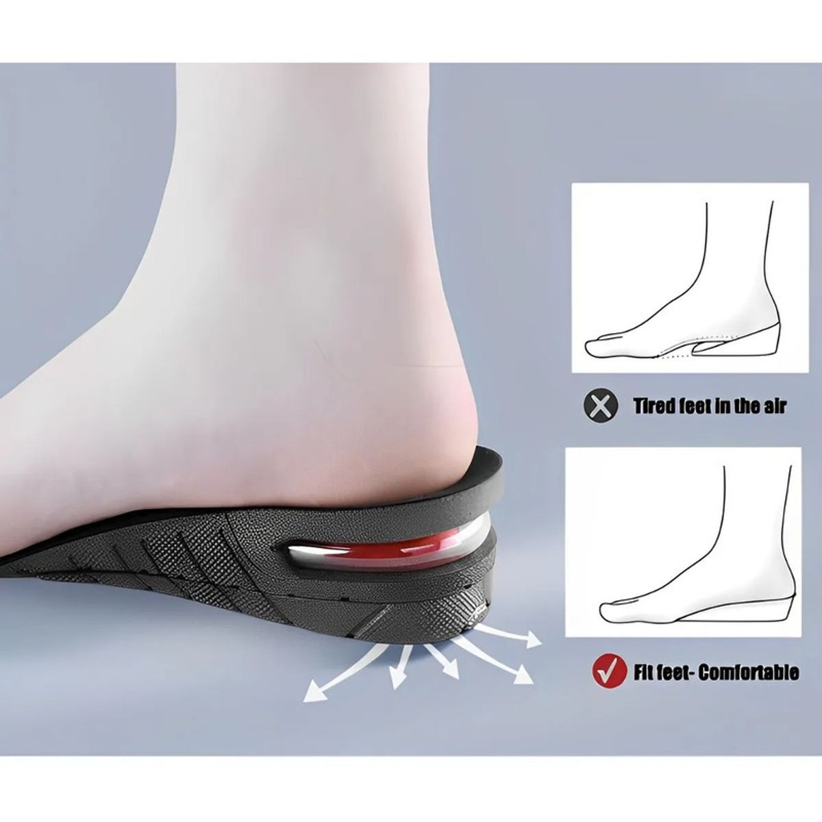 GENERICO - PLANTILLA ELEVADORA DE 3 CM X2