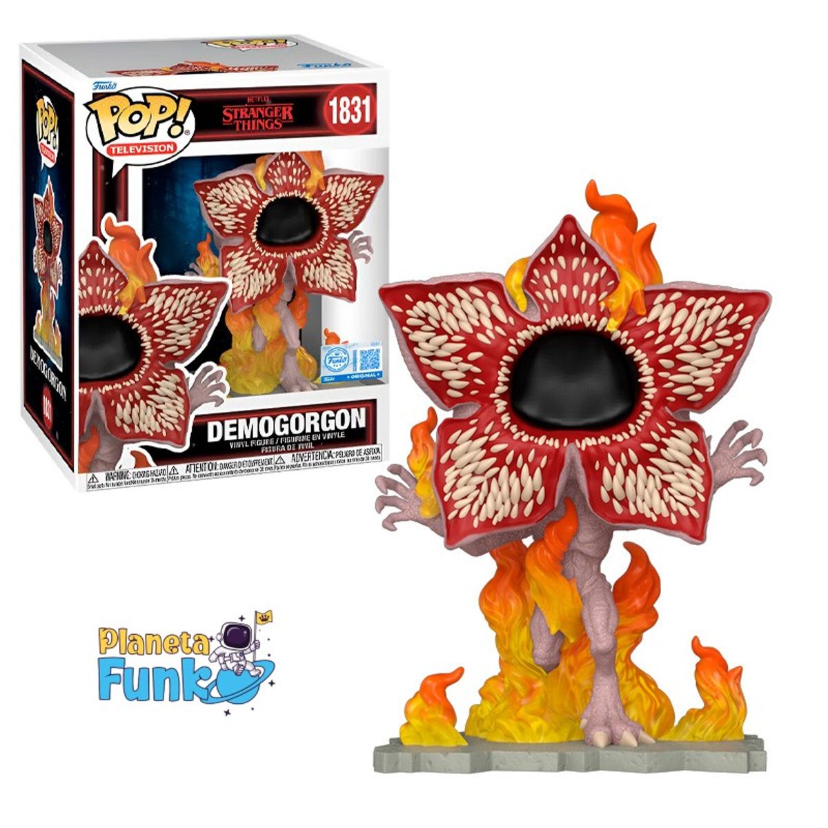 FUNKO - STRANGER THINGS DEMOGORGON ON FIRE PLUS EXCLUSIVO 1831