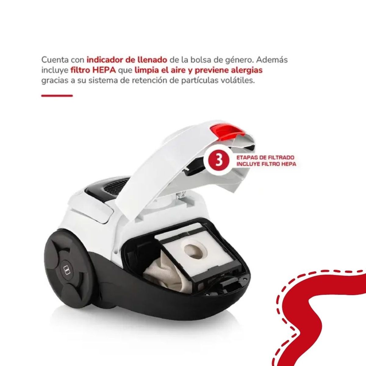 THOMAS - Aspiradora Thomas de 1500 watts TH-1415