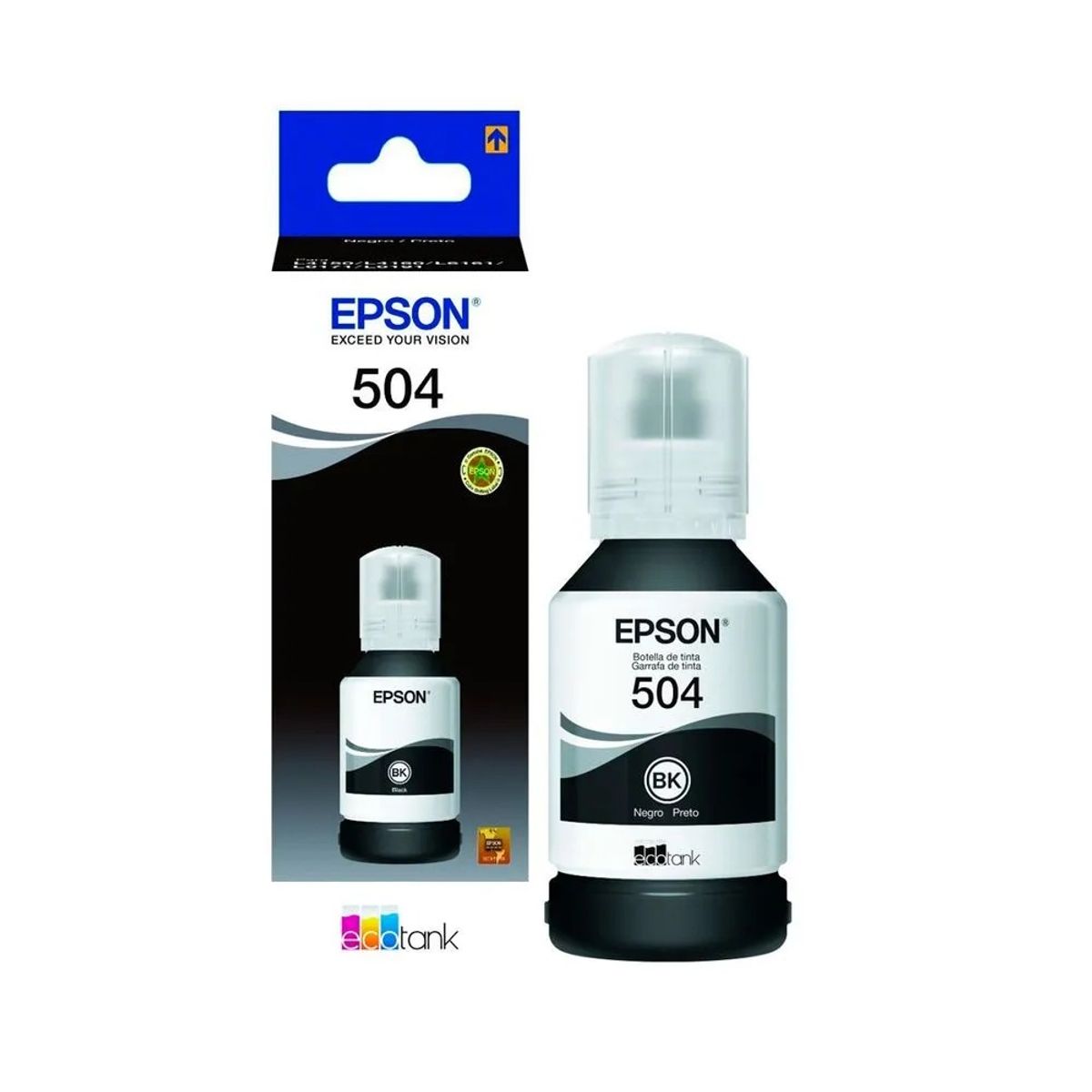 EPSON - Tinta Negra Original Epson T504  EcoTank Negro