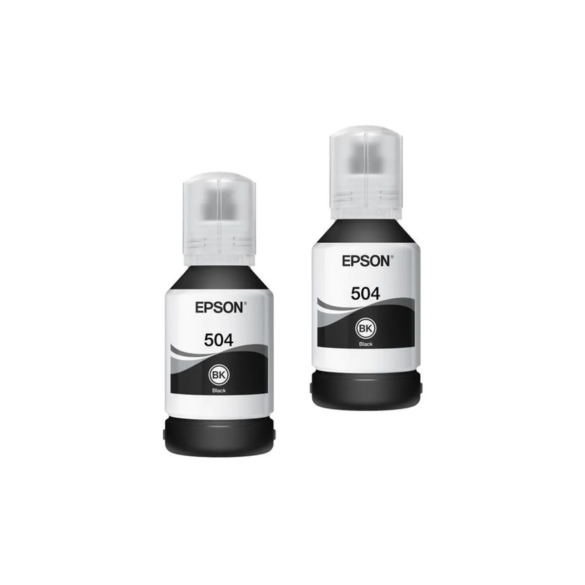 EPSON - 2 Tintas Negras Original Epson T504 BK – EcoTank Pack x2