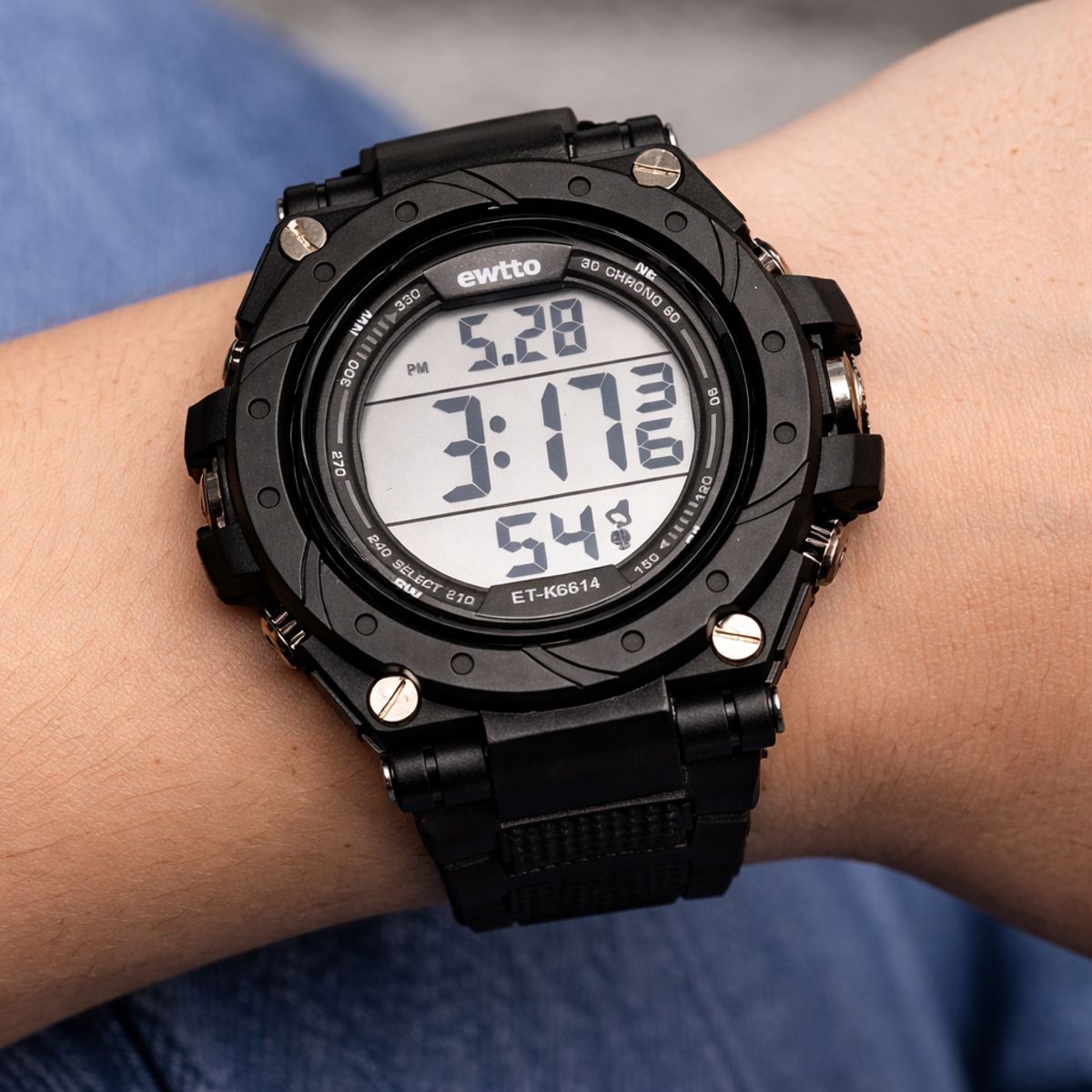 GENERICO - RELOJ SPORT CASUAL - HOMBRE  (Water Resistant)