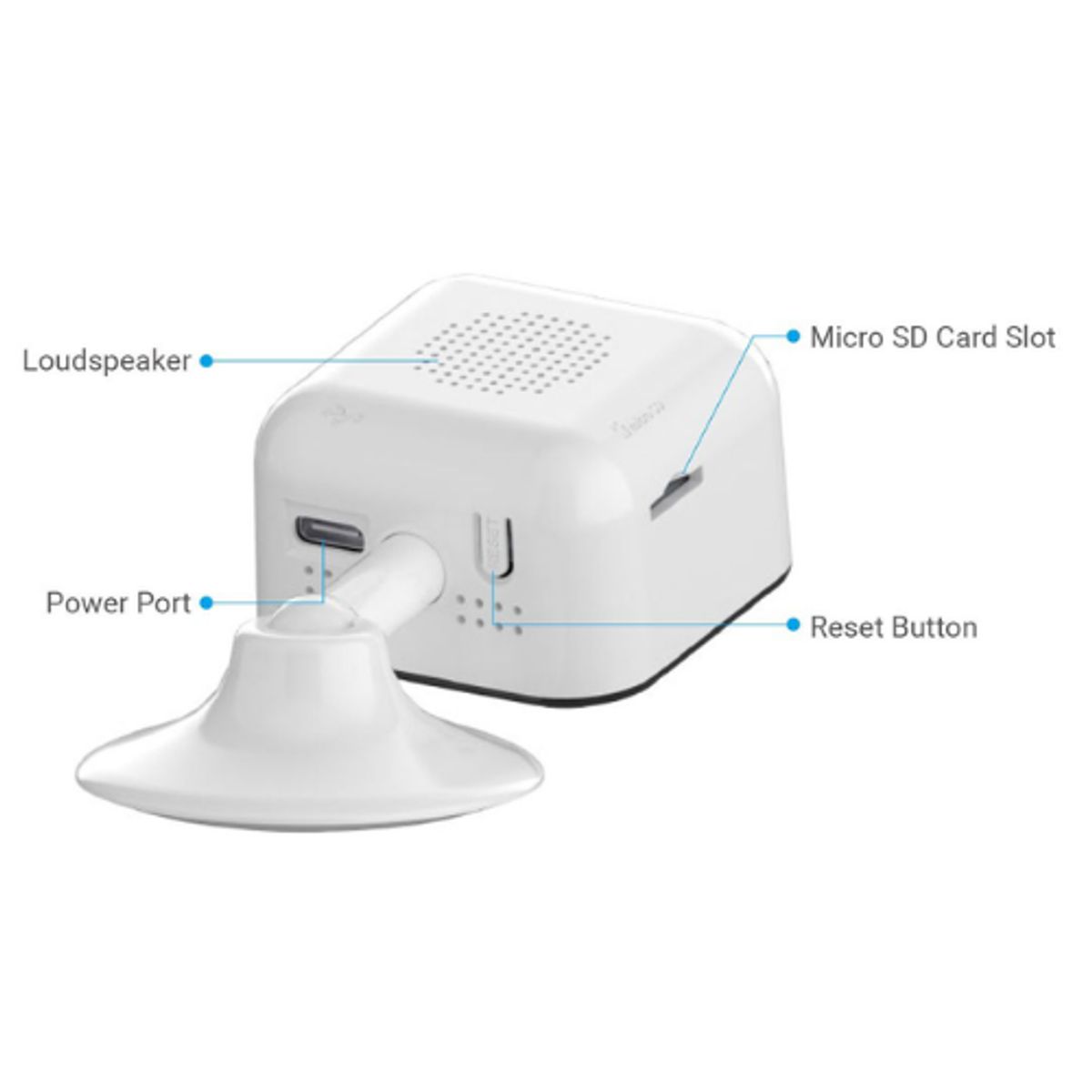 EZVIZ - Cámara De Seguridad Wifi Ezviz H1c 1080p Visión Nocturna Y Audio