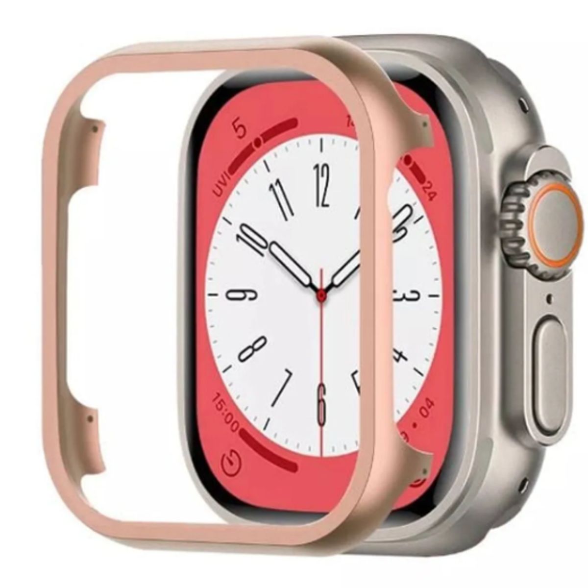 GENERICO - Bumper para Apple Watch 38mm - ORO ROSA