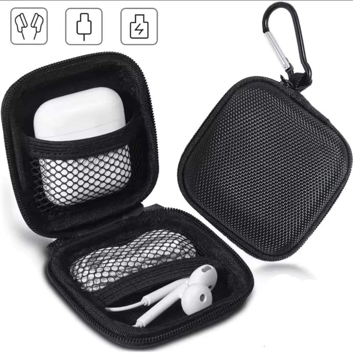 GENERICO - Case estuche para audifonos compacto