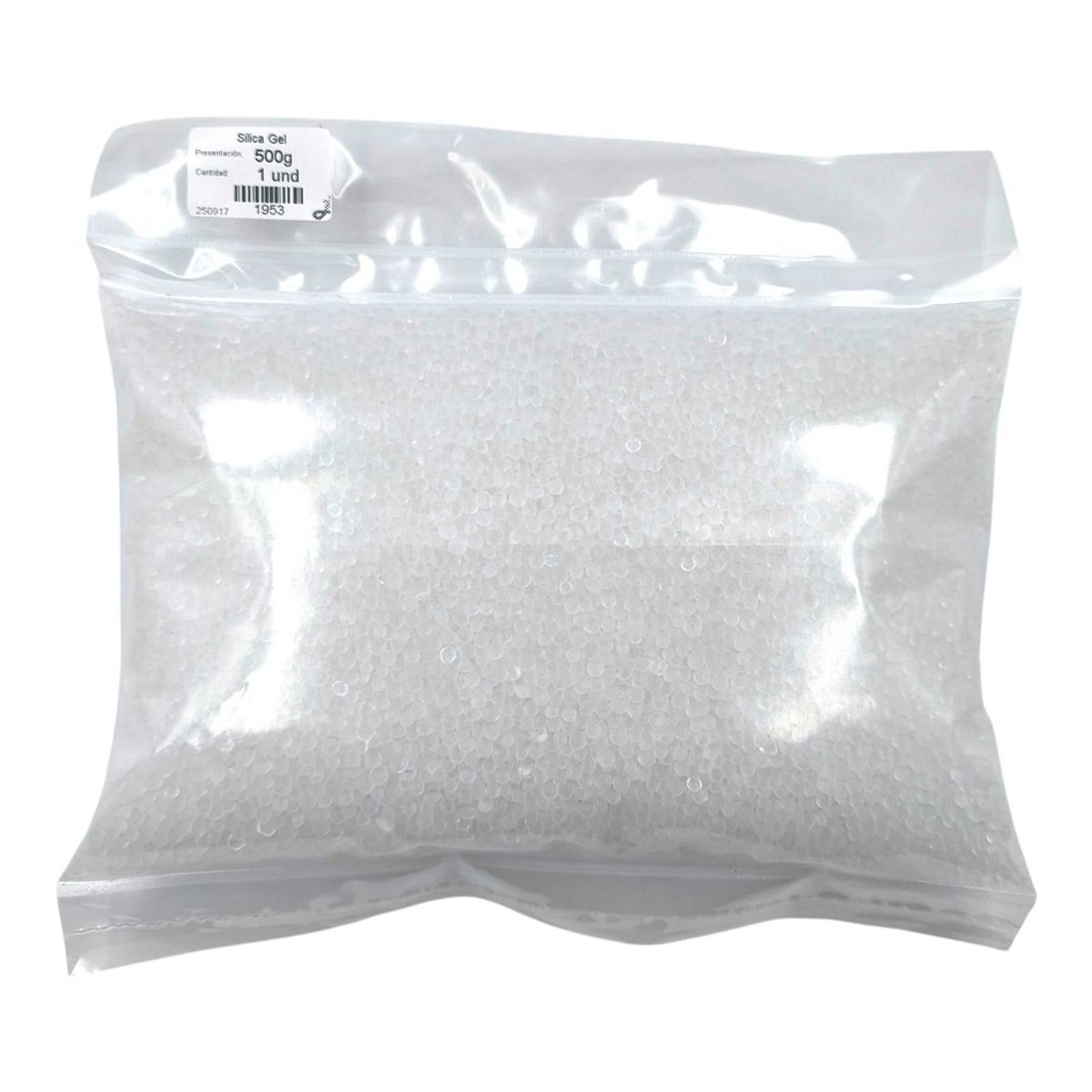 GENERICO - Silica Gel Suelta 500g Blanca  Esferas 2-4mm Original Sellada