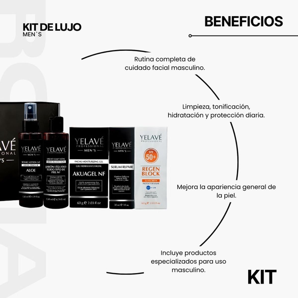 GENERICO - KIT DE LUJO MENS YELAVÉ
