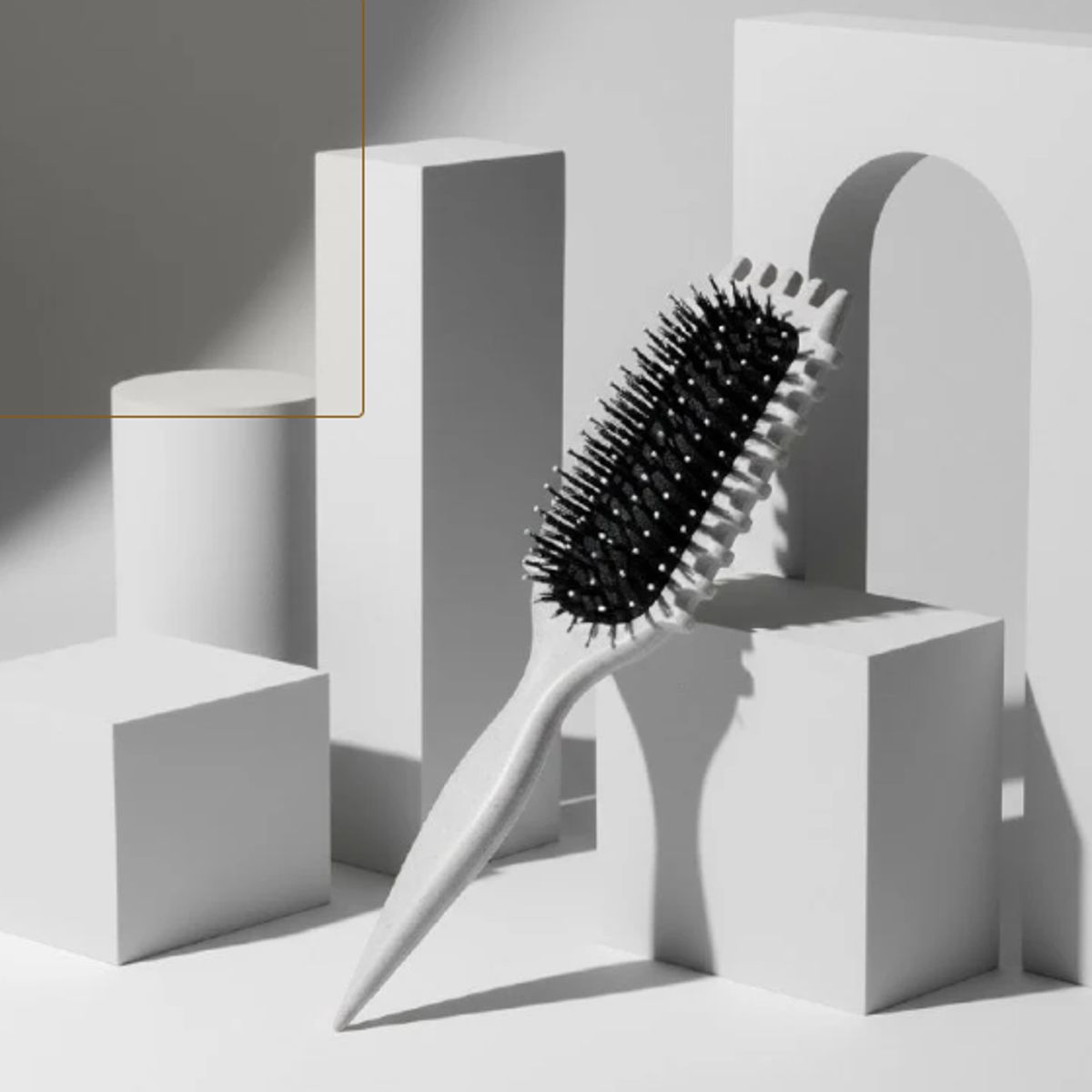 GENERICO - Cepillo para Cabello Rizado Plomo