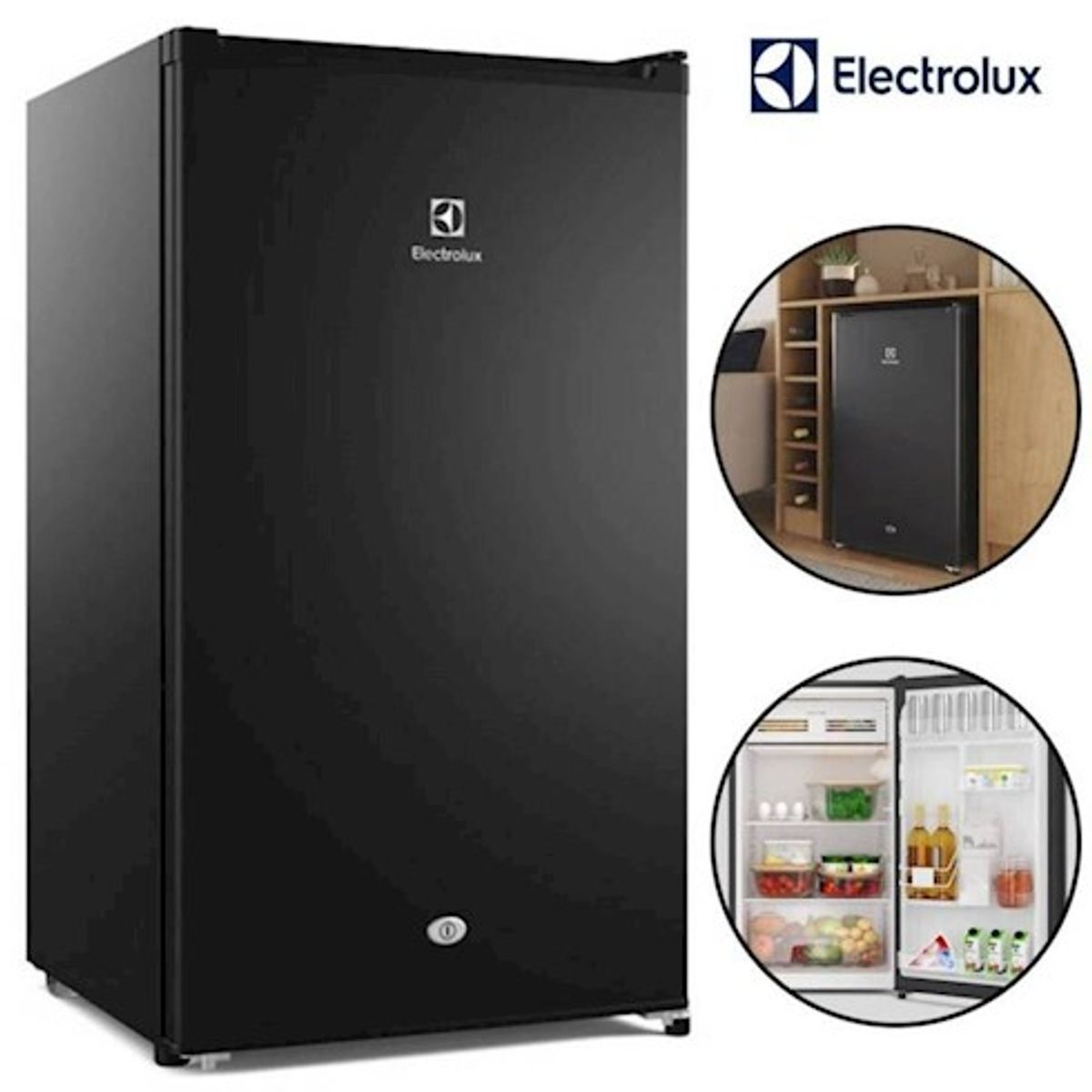 ELECTROLUX - Frigobar Electrolux ERD090G2HWB 90L Premium  Black