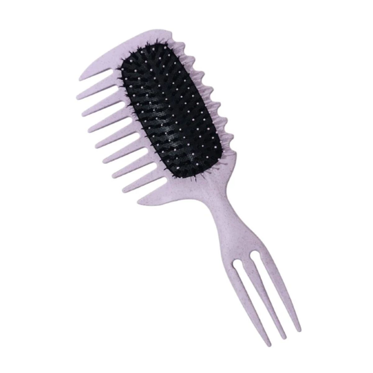 GENERICO - CEPILLO FLEXIBLE DESENREDANTE PARA CABELLO RIZADO LILA
