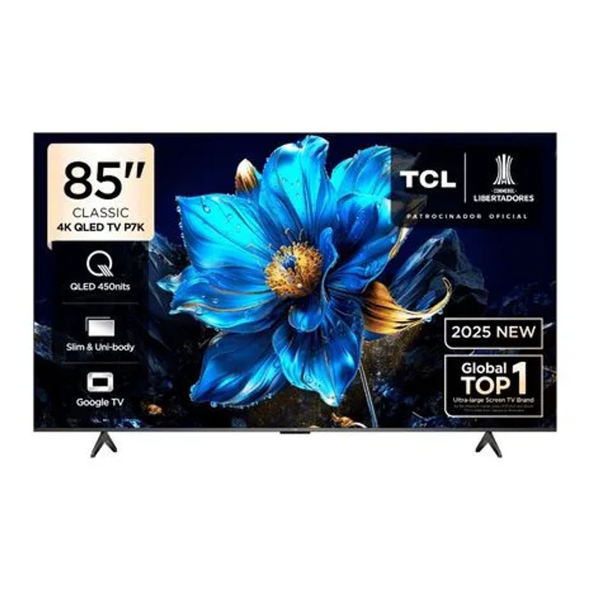 TCL - Televisor Smart UHD 4K 85 pulgadas TCL QLED 85P7K