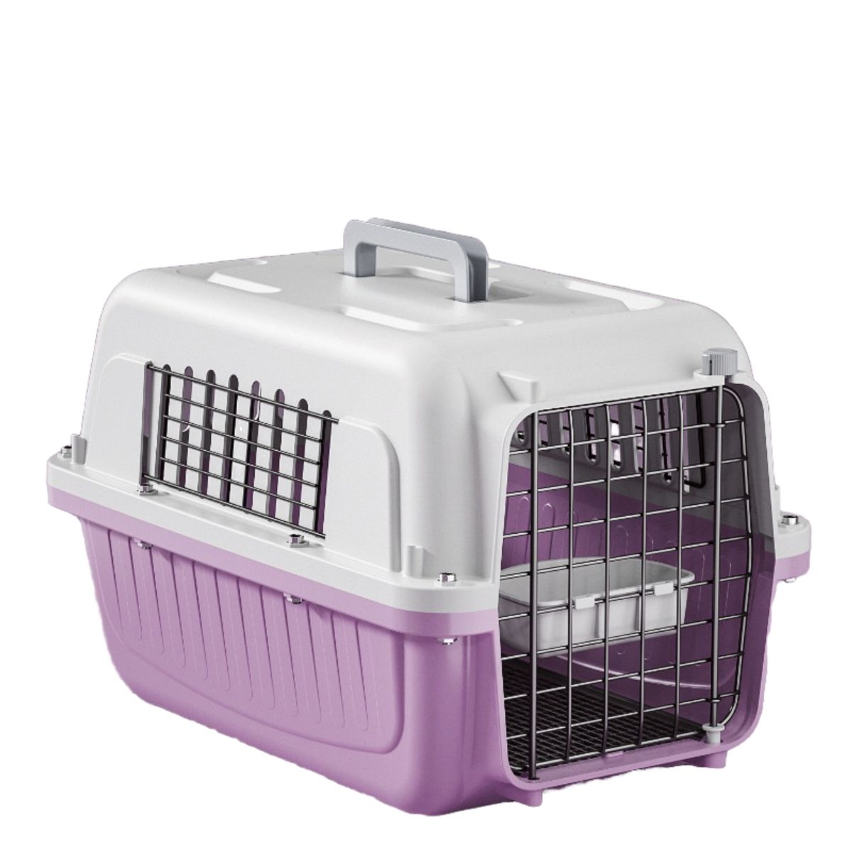 QUE PATAS PET SHOP - Transportador Kennel de Viaje Talla S Morado