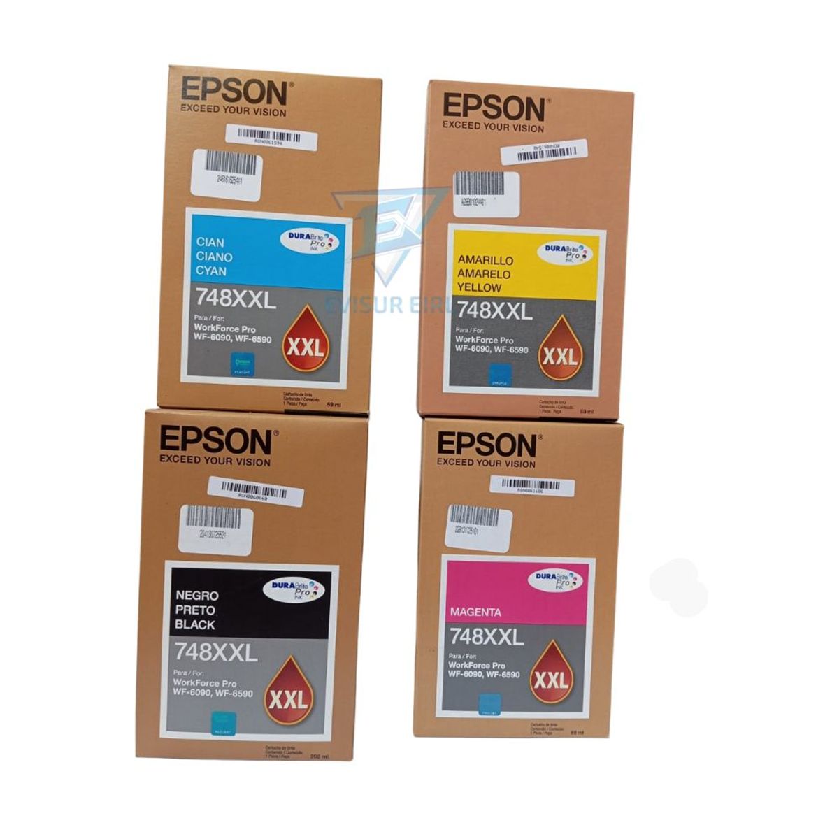 EPSON - Tinta Epson 748XXL Pack completo WF-6090 WF-6590 WF-8590 WF-8090
