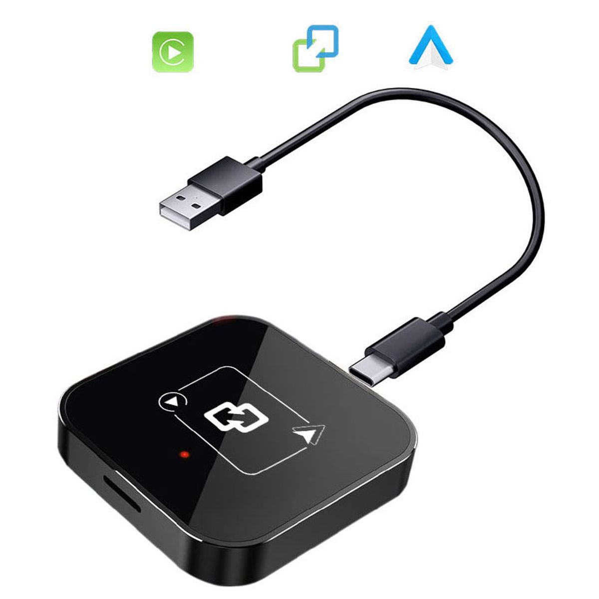 ADAPTADOR INALÁMBRICO CARPLAY Y ANDROID AUTO COMPATIBLE CON CARBITLINK, marca GENERICO - Foto Principal