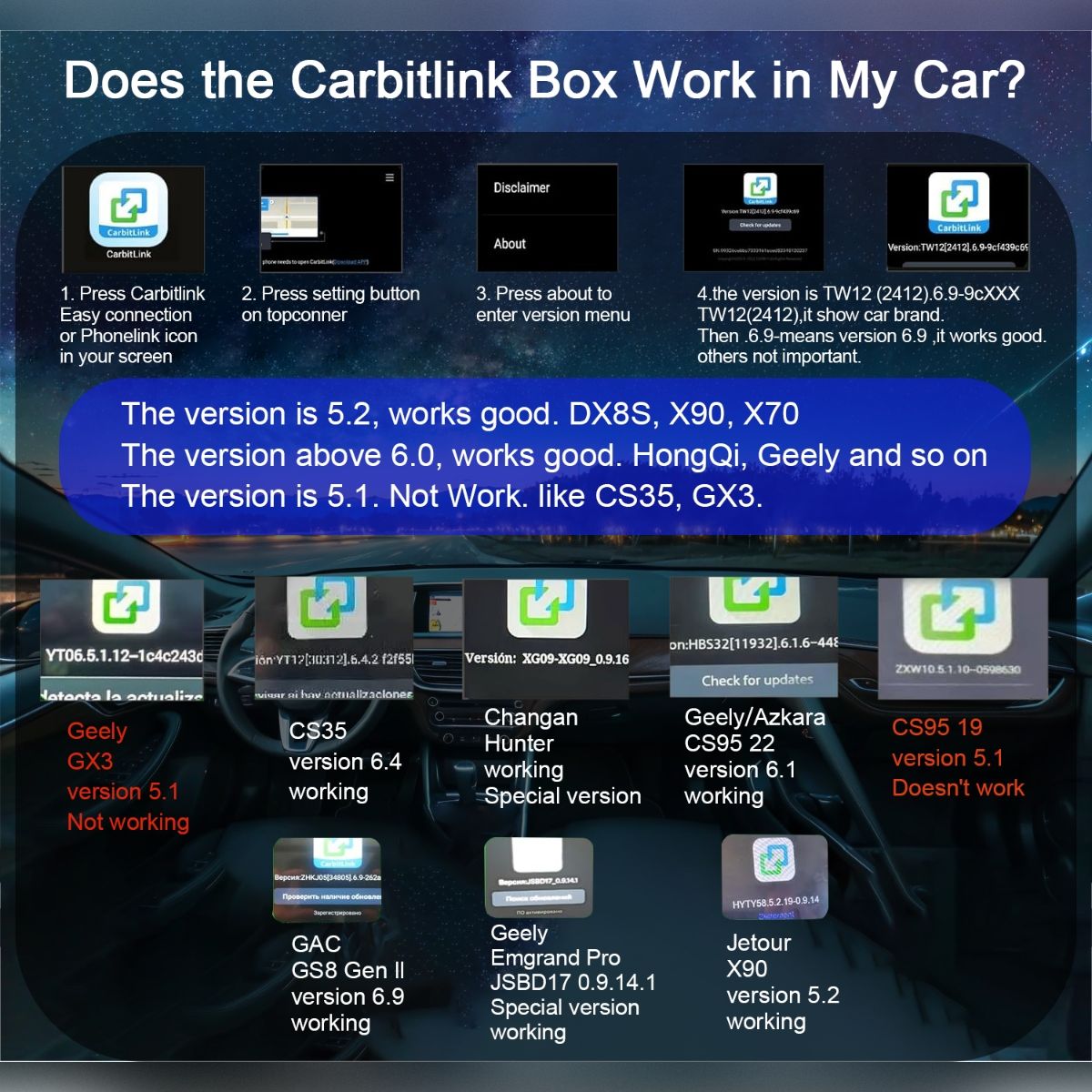 ADAPTADOR INALÁMBRICO CARPLAY Y ANDROID AUTO COMPATIBLE CON CARBITLINK, marca GENERICO - Foto 2