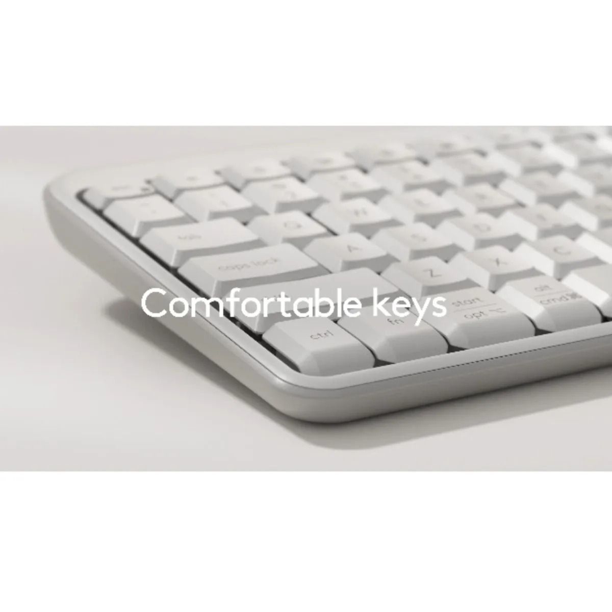 LOGITECH - TECLADO LOGITECH  K250 BLUETOOTH BLANCO