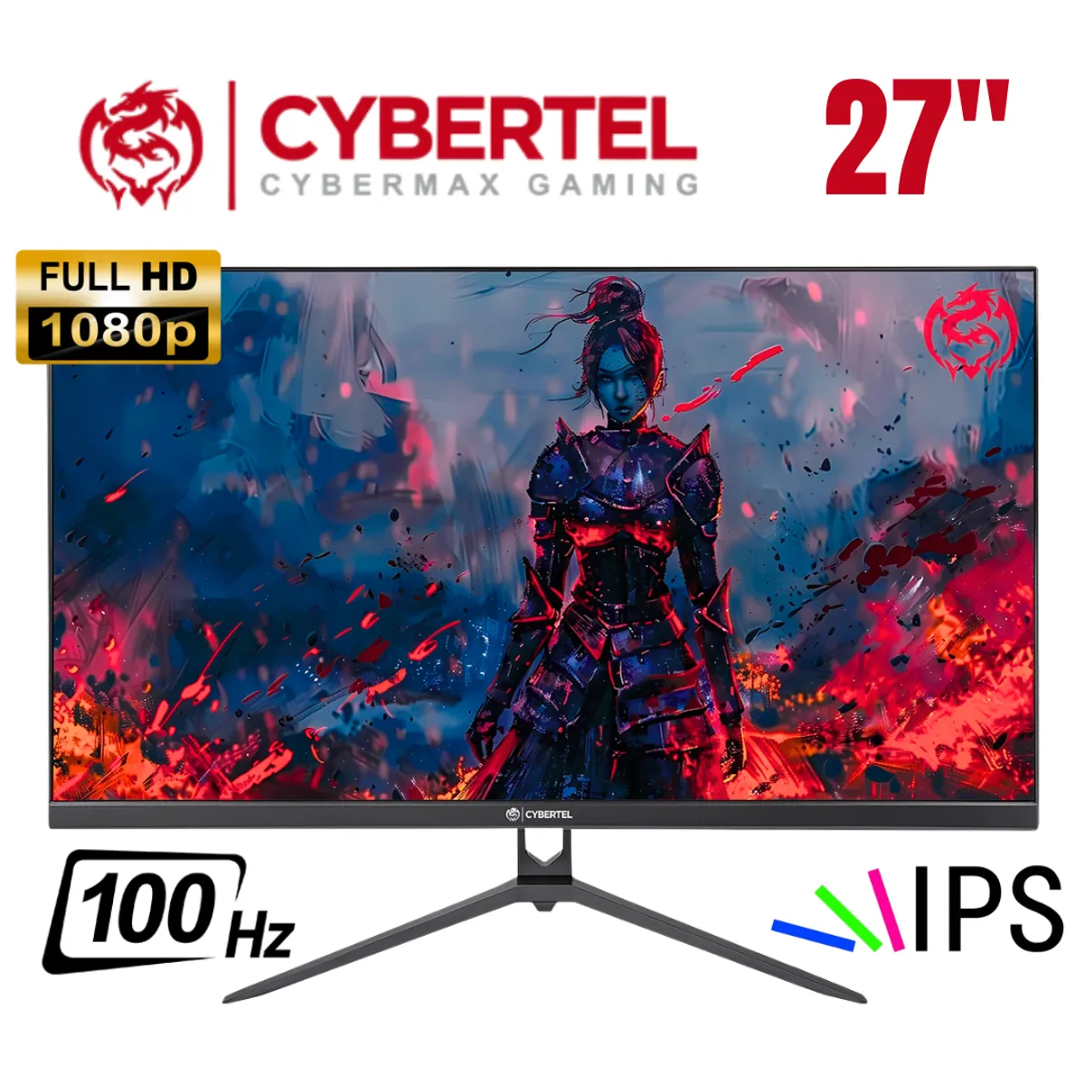 CYBERTEL - MONITOR GAMER 27 FHD IPS 100HZ CYBERTEL BUSSINES HDMI DP