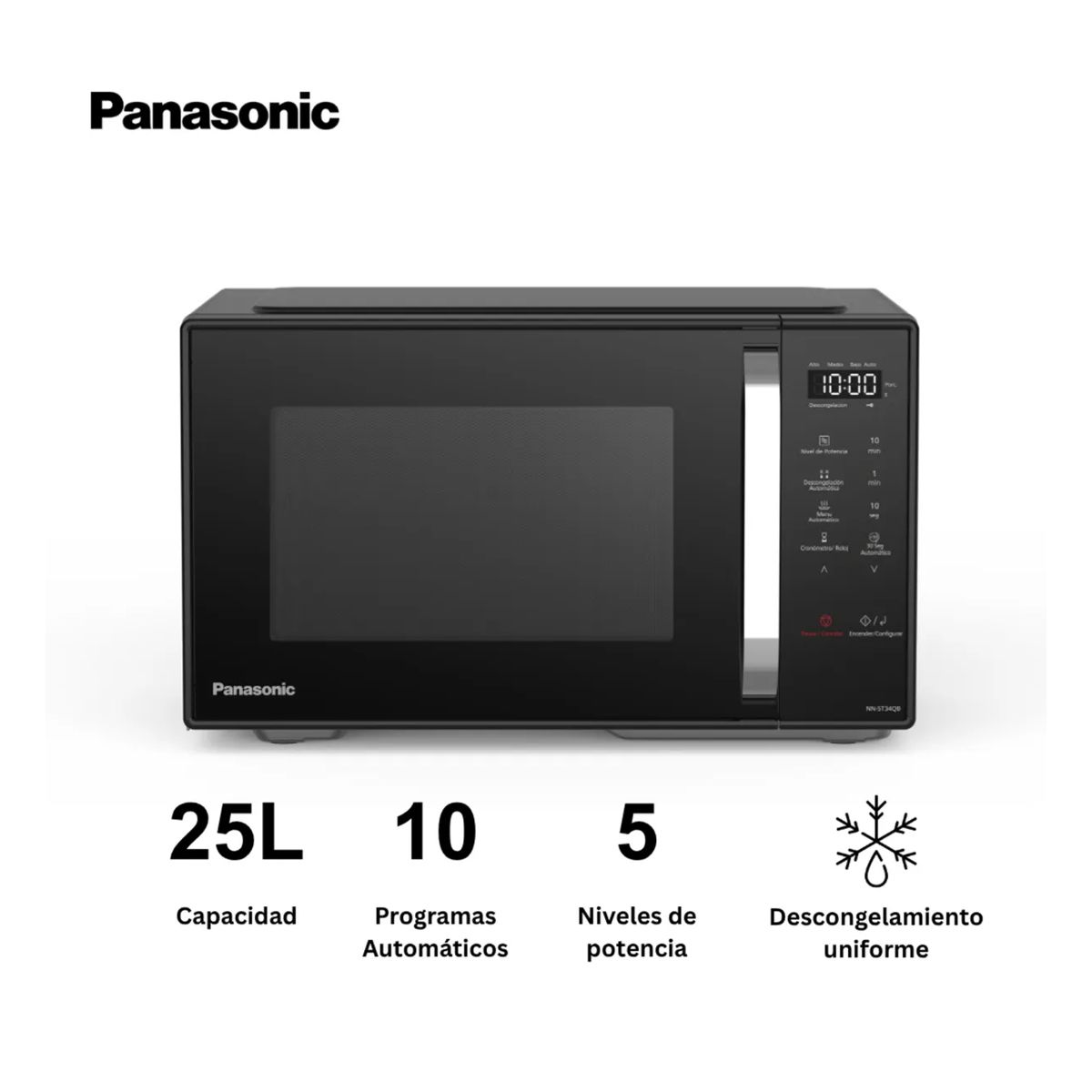 PANASONIC - Panasonic Microondas NN-ST34QBRPK
