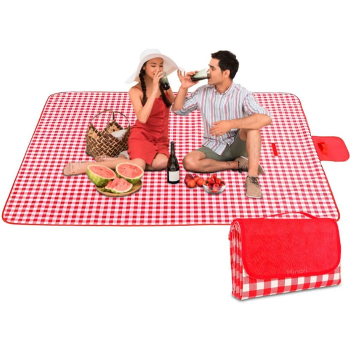 GENERICO - Mantel para Picni Diseño Cuadritos