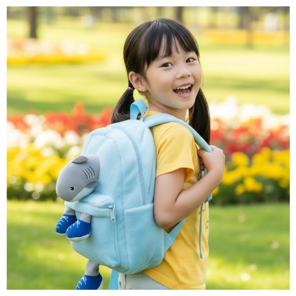 GENERICO - MINI MOCHILA PARA NIÑOS DISEÑO KAWAII AESTHETIC  TRALALERO TRALALA