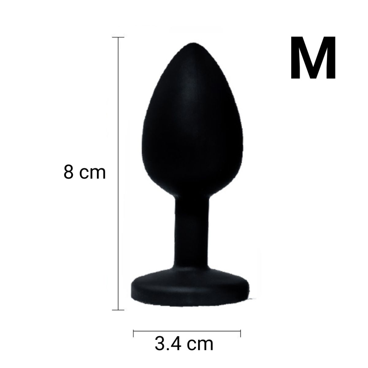 DR PINKY - Plug Silicona Talla M Dilatador Anal Morado + Lubricante Five 120ml