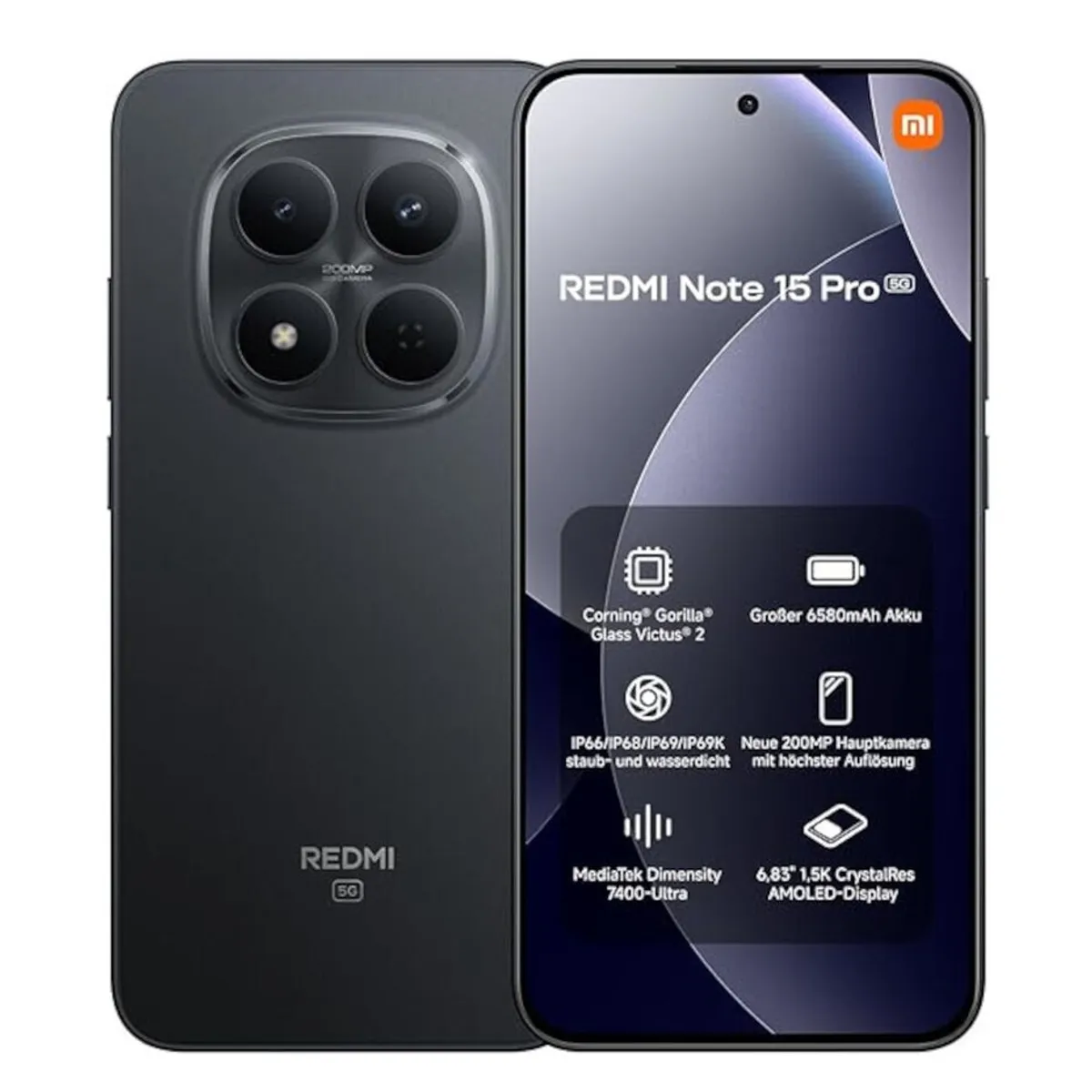 XIAOMI - Xiaomi Redmi Note 15 Pro 5g 512gb 8gb Dual Sim Negro