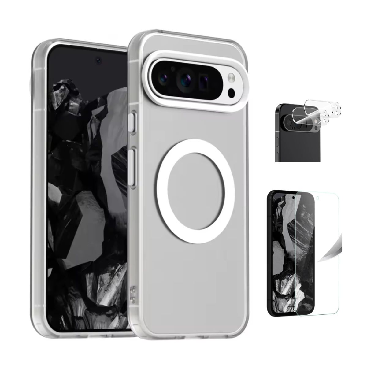 GENERICO - CASE PARA GOOGLE PIXEL 10 PRO Y VIDRIOS