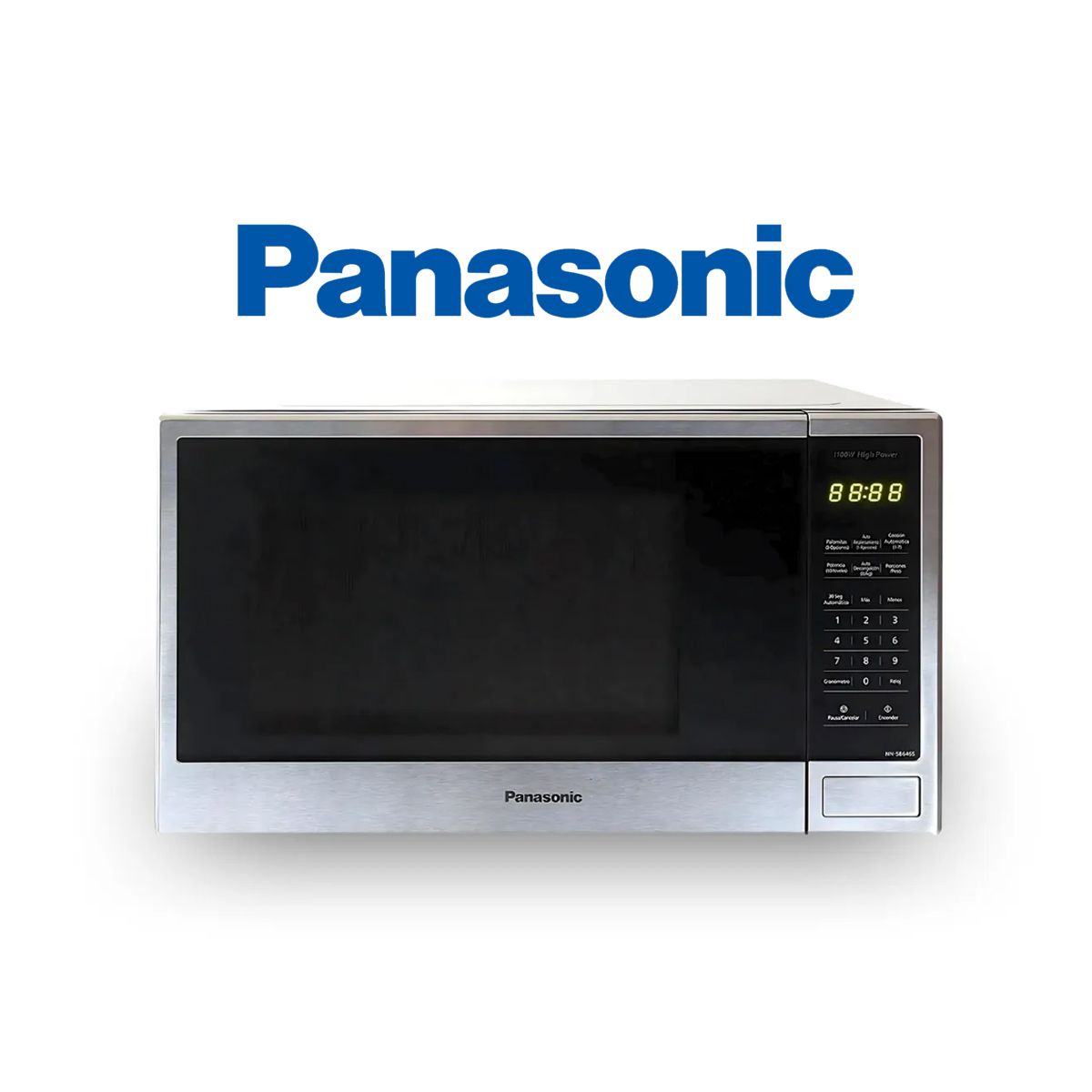 PANASONIC - Microondas de 37 Litros PANASONIC SILVER NN-SB646SRPK