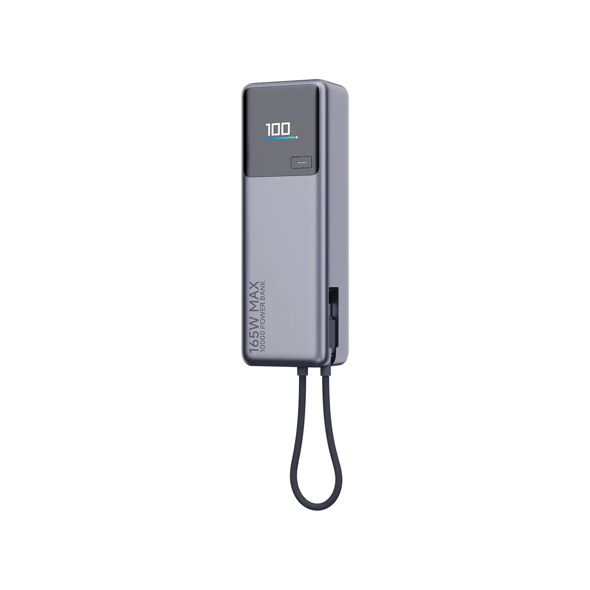 XIAOMI - Batería externa Xiaomi 165W Power Bank 10000mAh Integrated Cable