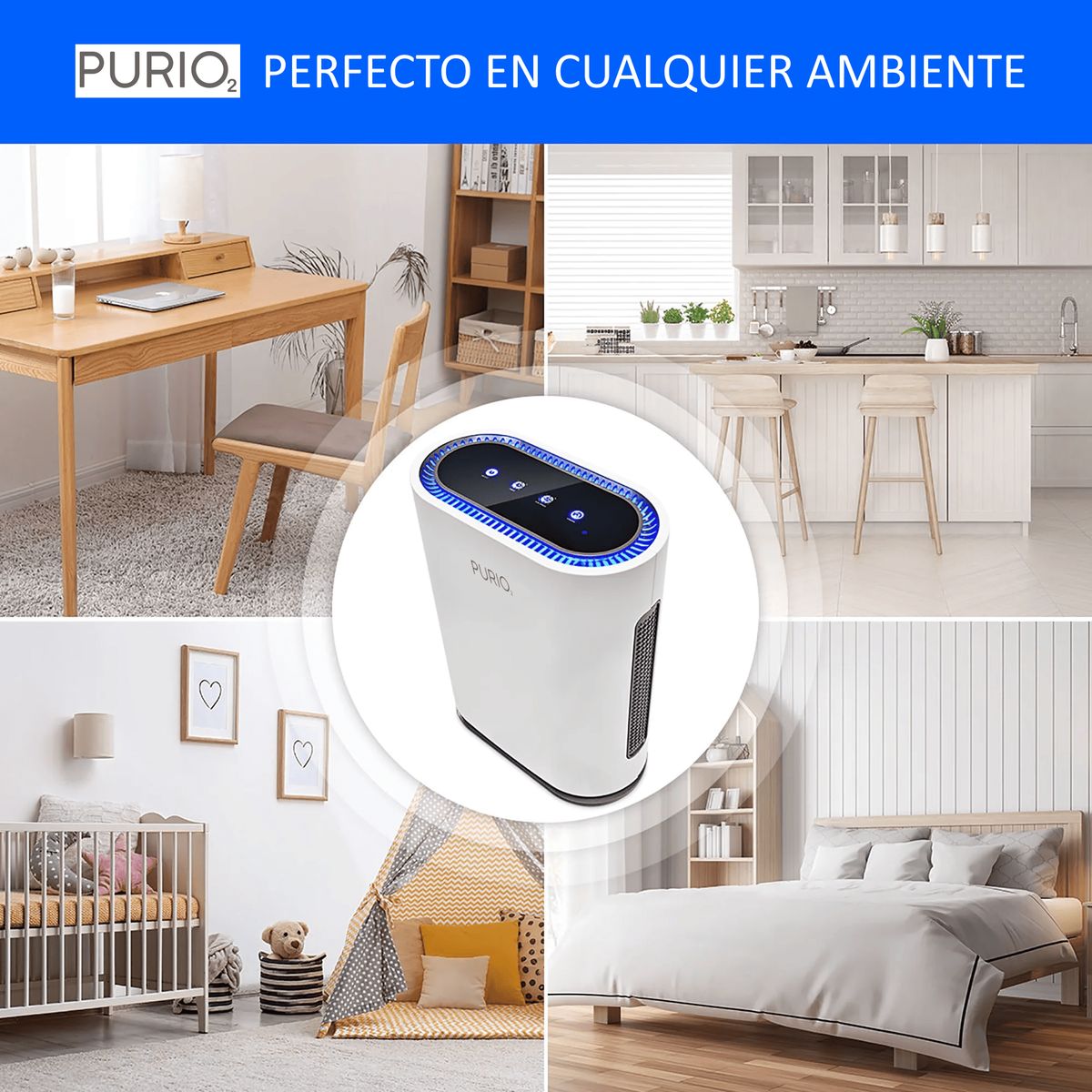 PURIO - Purificador de Aire HEPA Premium PURIO Ultra
