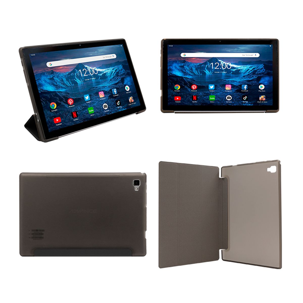 ADVANCE - Tablet Advance SmartPad SP5706, 10.1" WXGA IPS, T310 2.00GHz, 4GB RAM, 64GB, Android 13 4G LTE