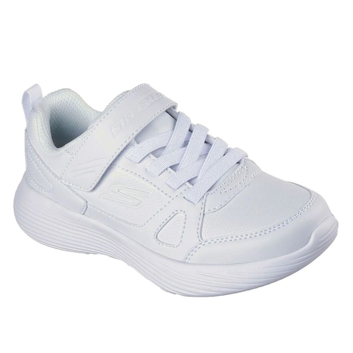 SKECHERS - ZAPATILLA ESCOLAR PARA NIÑA  - 405086L-WHT