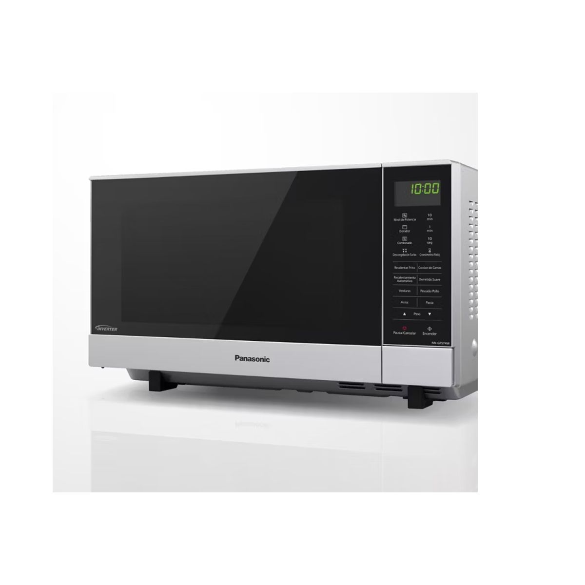 PANASONIC - Microondas 27 L  NN-GF574MRPM Silver