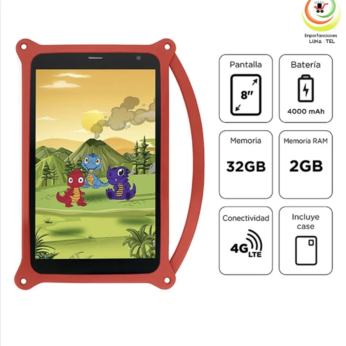 ADVANCE - TABLET ADVANCE INTRO TR8050 ROJO