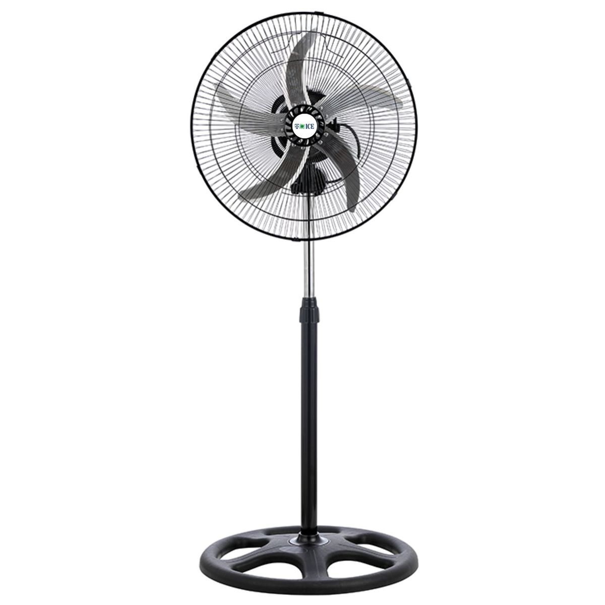 GENERICO - Pack 02 Ventiladores T-ICE 75 Watts 5 Aspas 3 en 1 Pedestal, Mesa y Pared