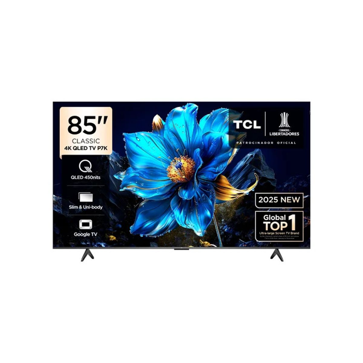 TCL - Televisor Tcl 85 Qled 4k 85p7k Google Tv