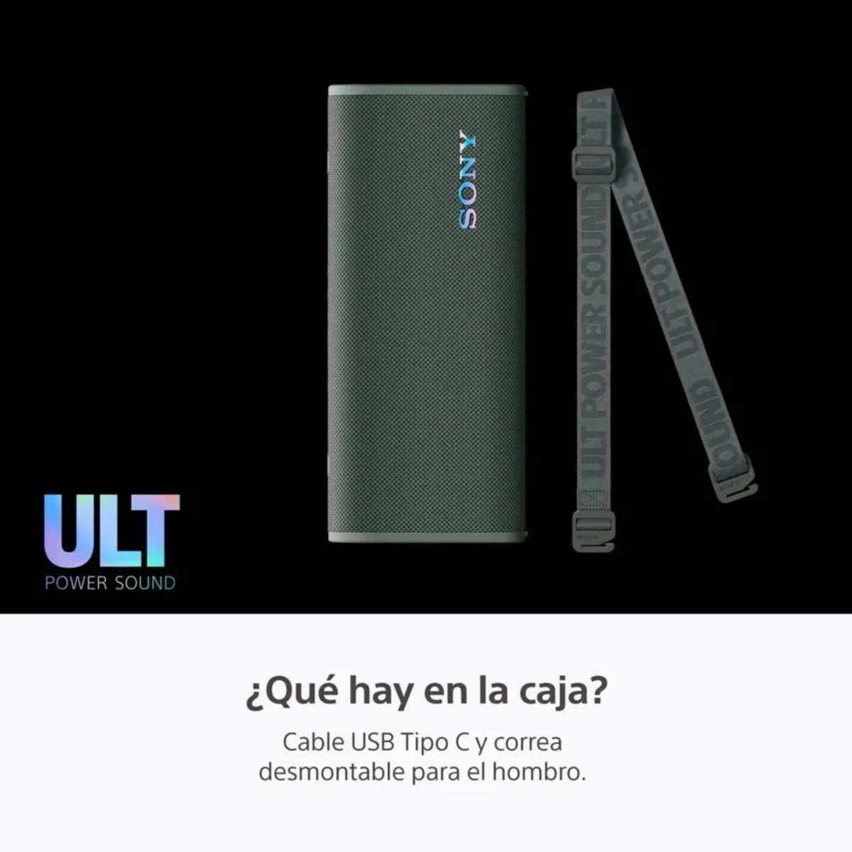 SONY - ⁠Parlante para fiesta Sony SRS-ULT30 24hrs Waterproof ULT FIELD 3 Verde