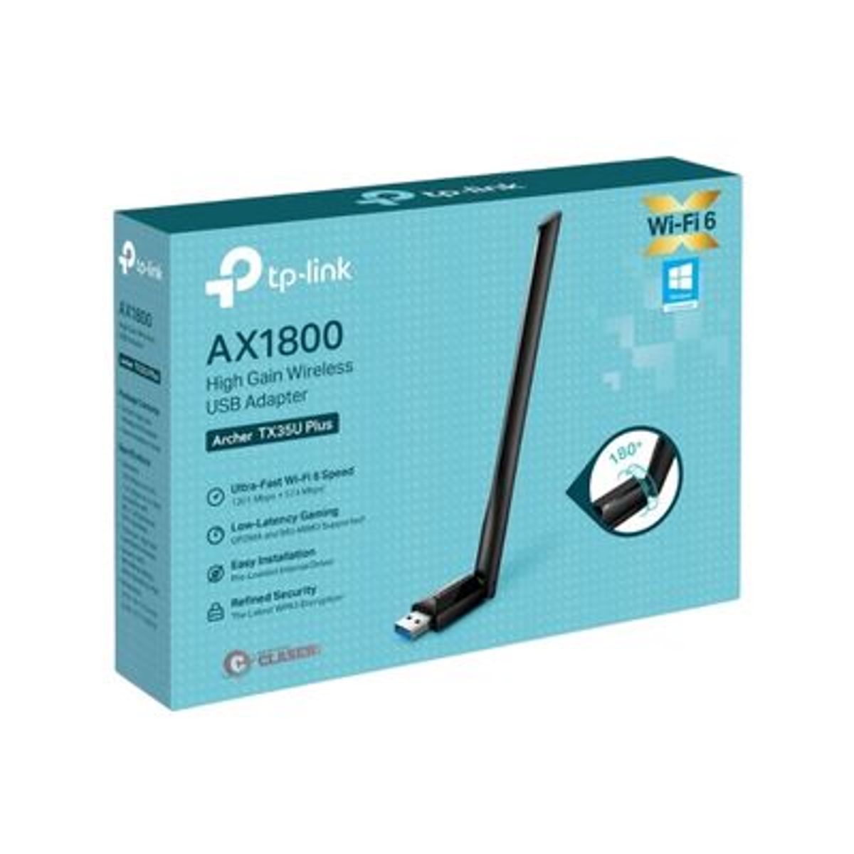 TP LINK - ADAPTADOR USB WIFI TP-LINK ARCHER TX35U PLUS AX1800
