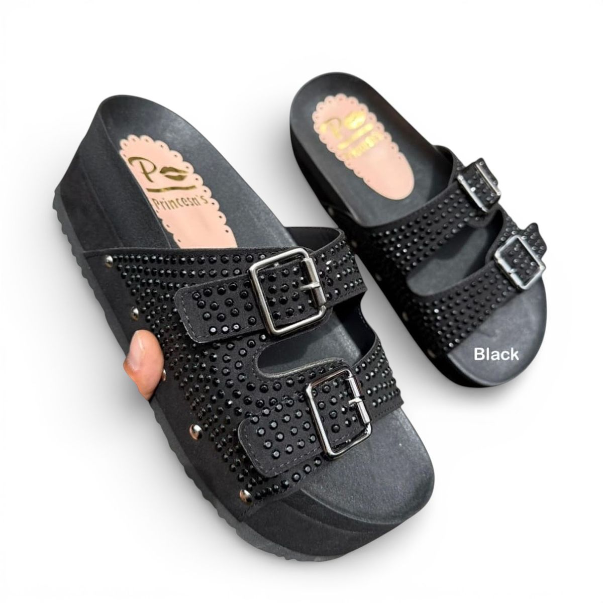 sandalia-mujer-doble-hebilla-1299-55-piedras-imprecnadas-color-negro