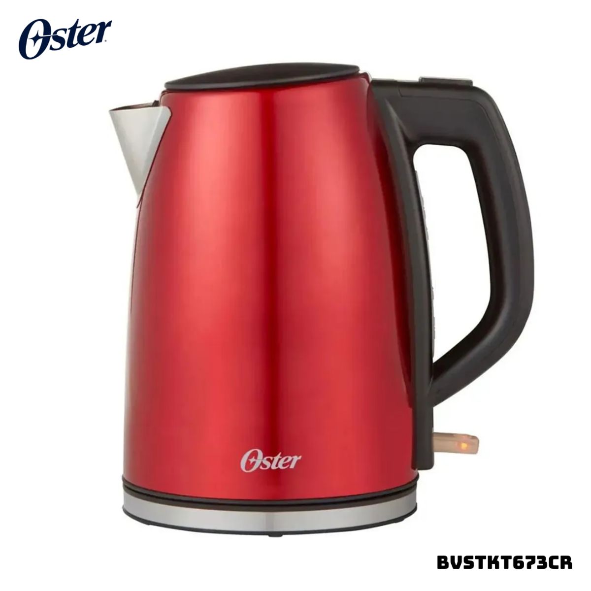 OSTER - HERVIDOR ELECTRICO OSTER ACERO INOXIDABLE 1.7 L ROJO - BVSTKT673CR
