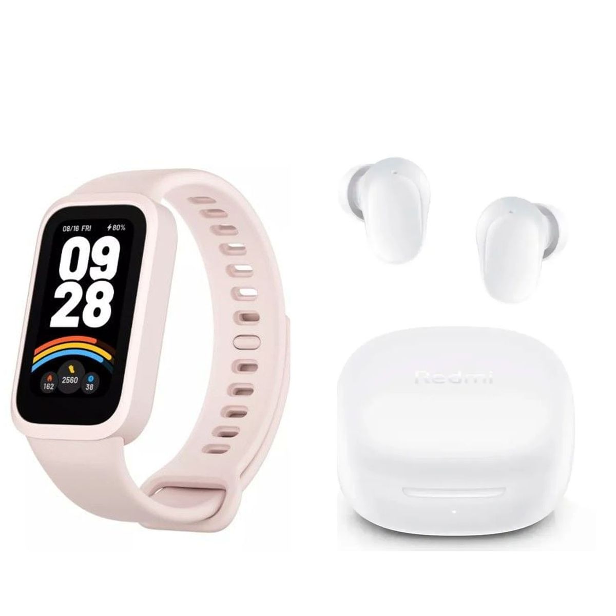 XIAOMI - Pulsera inteligente Xiaomi Smartband 9 Active + Redmi Buds 6 Play