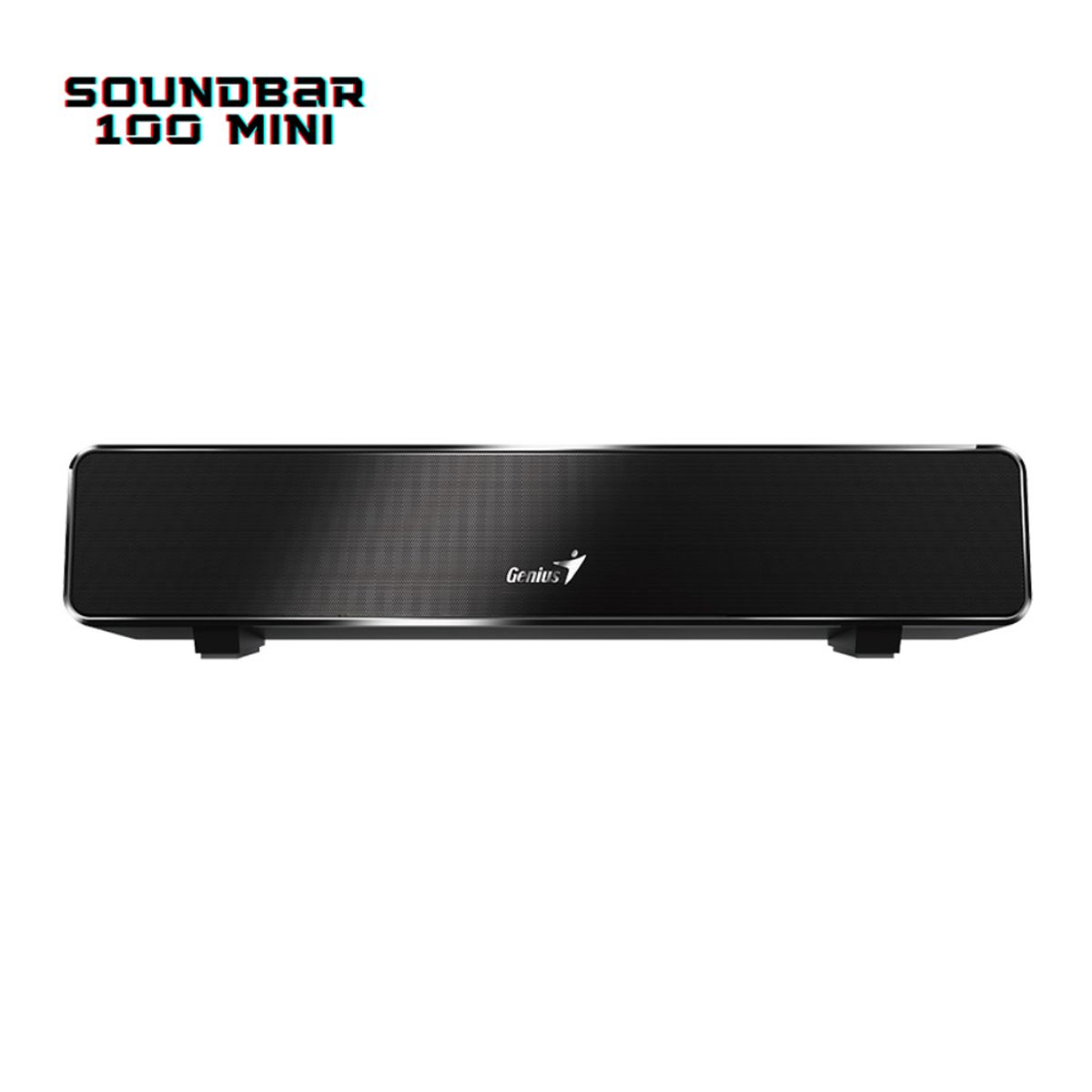 GENIUS - Genius Mini SoundBar 100 Parlante Alámbrico - Negro