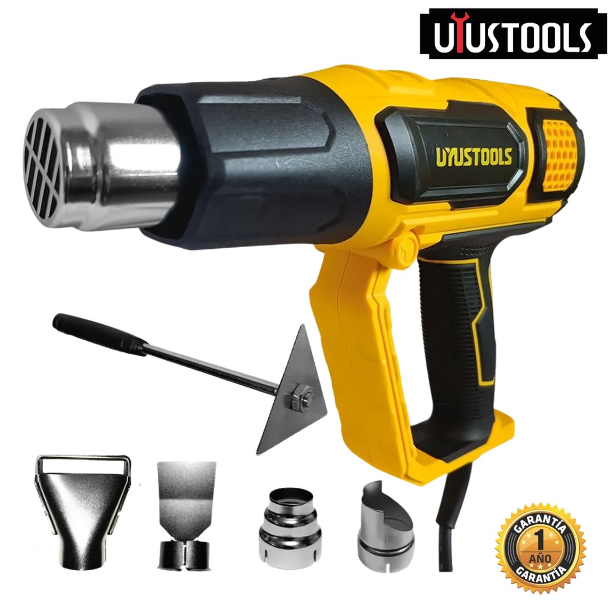 UYUSTOOLS - Pistola de Calor Uyustools UY-PSC02-2000 2000W 3 Niveles