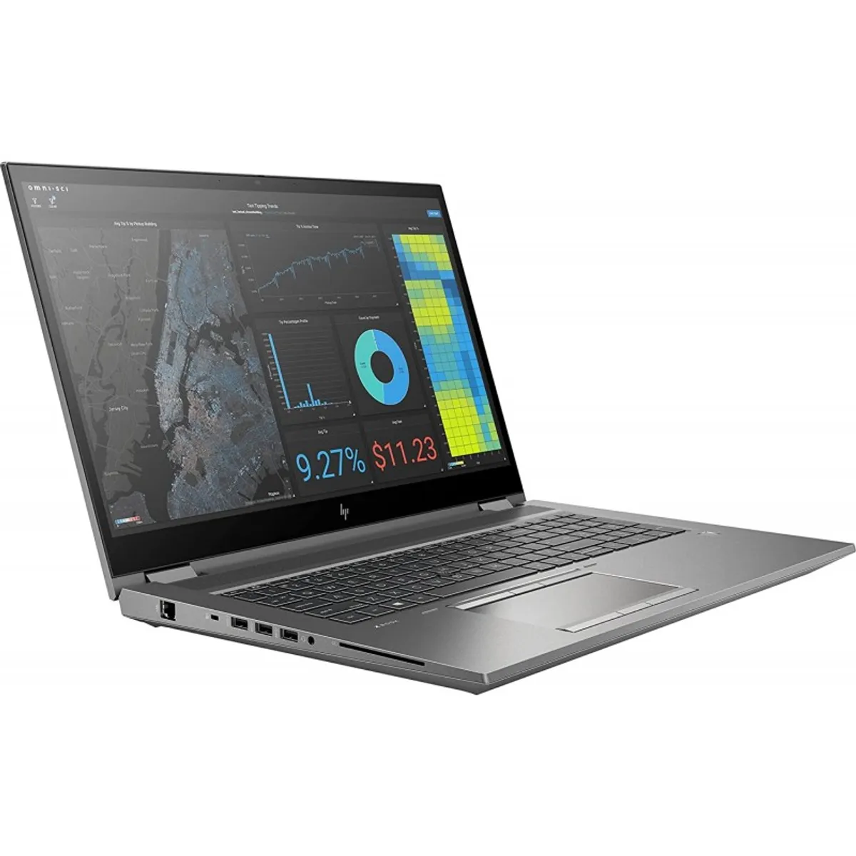 HP - Workstation HP ZBook Fury 17 G7 17.3" FHD Xeon W-10885M 64GB RAM 1TB SSD 1TB HDD NVIDIA RTX 16GB