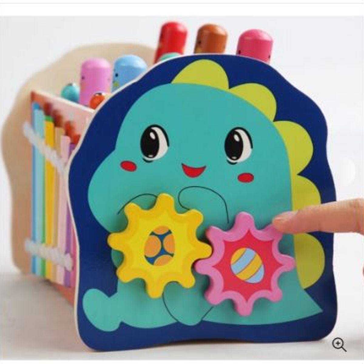 GENERICO - Juguetes de martilleo, herramienta educativa Montessori 8 en 1