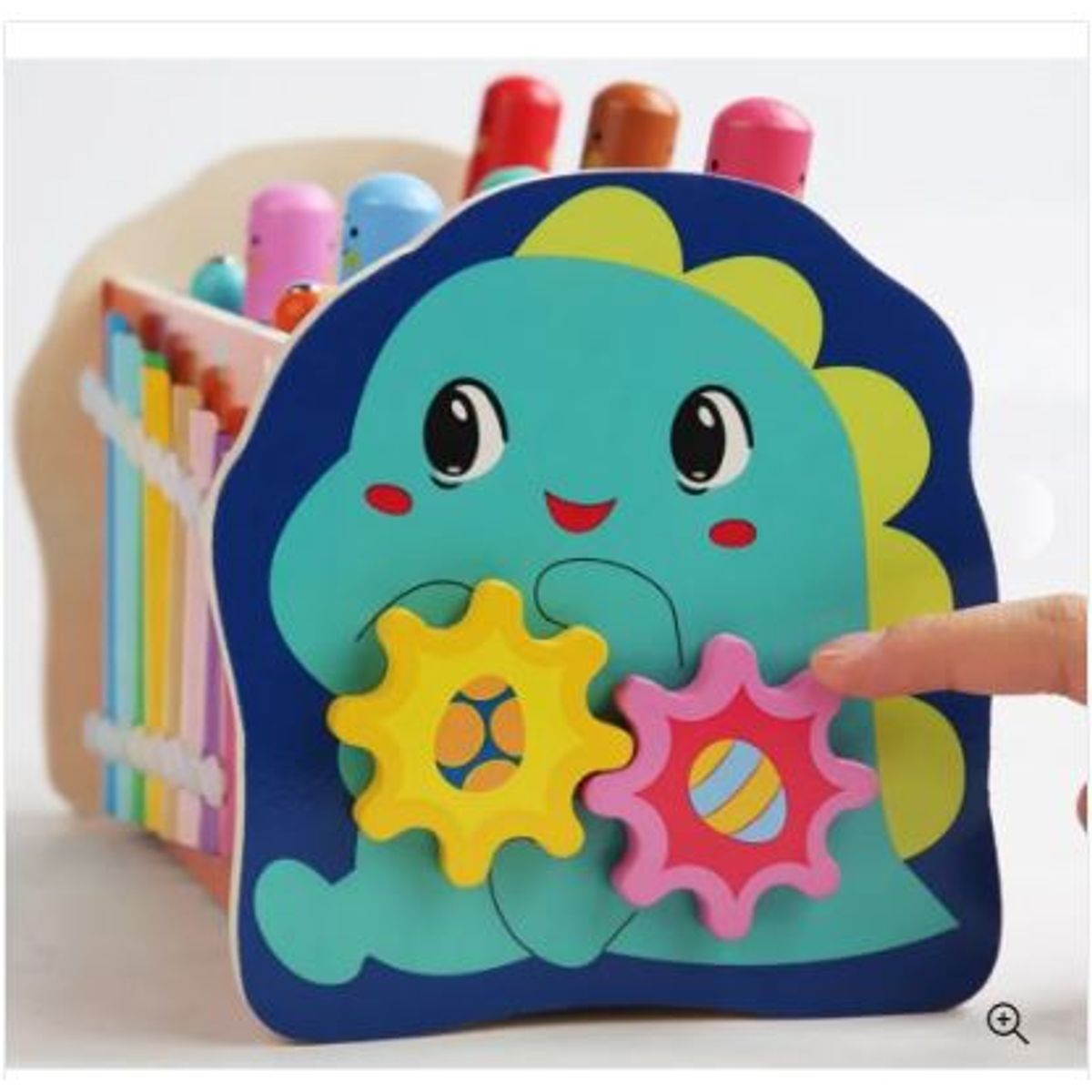 GENERICO - Juguetes de martilleo, herramienta educativa Montessori 8 en 1