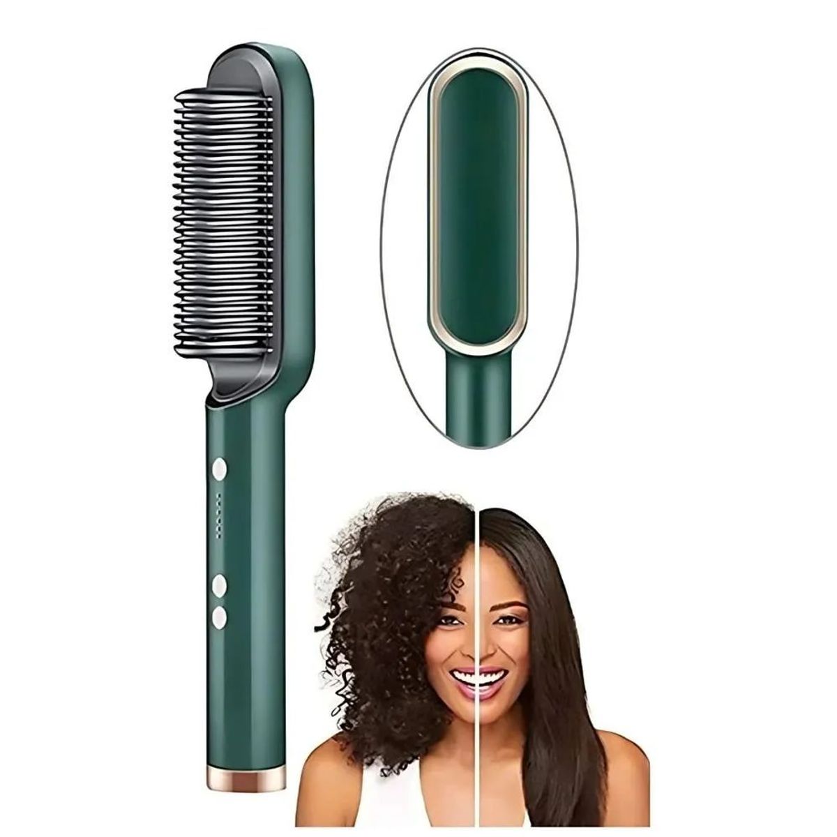 GENERICO - Cepillo Peine Alisador Para Cabello